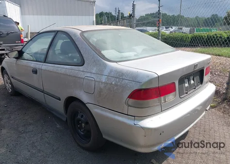 2000 Honda Civic Dx из США, поврежденный, VIN 1HGEJ6123YL091704